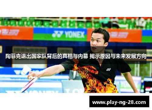 陶菲克退出国家队背后的真相与内幕 揭示原因与未来发展方向 陶菲克退出国家队背后的真相与内幕 揭示原因与未来发展方向