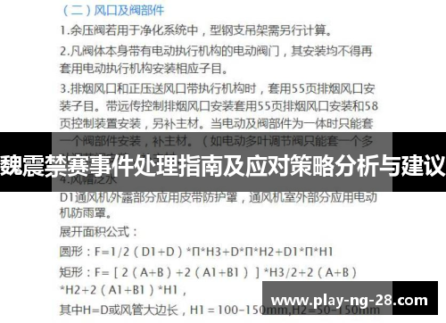 魏震禁赛事件处理指南及应对策略分析与建议 魏震禁赛事件处理指南及应对策略分析与建议